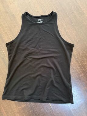Adrienne Vittadini Men's Black Muscle Tank